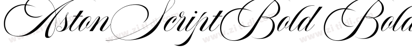 AstonScriptBold Bold字体转换